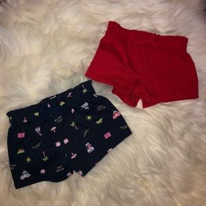 Baby girl lounge drawstring shorts